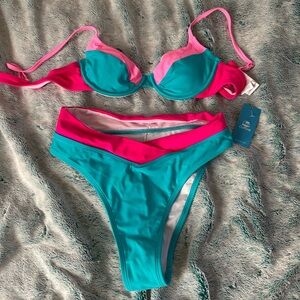 Colorful Women's Bikini Set